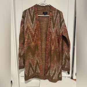 Lucky Brand Multicolor Patterned Cardigan